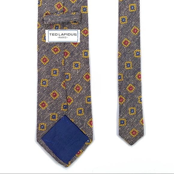 TED LAPIDUS Silk Tie 🇮🇹 Made In Italy - Picture 4 of 4
